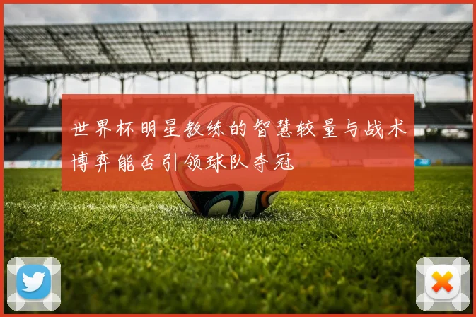 世界杯明星教练的智慧较量与战术博弈能否引领球队夺冠